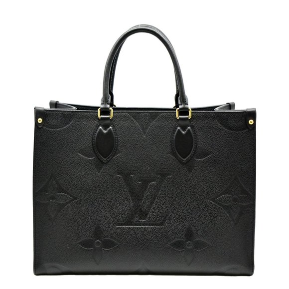 Louis Vuitton Handbags - LOUIS VUITTON  Onthego MM Giant Monogram Empreinte Leather Tote Bag Black